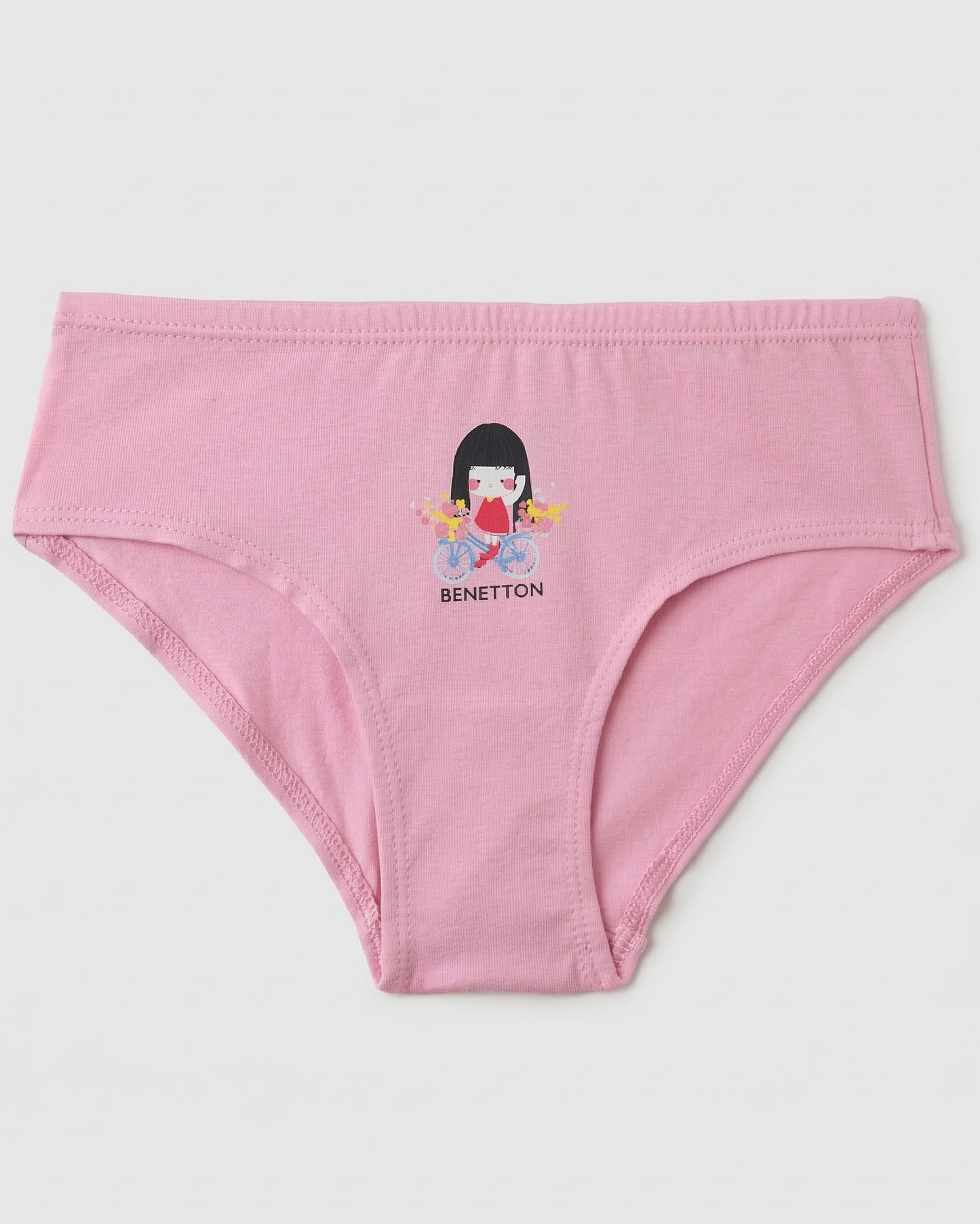 Benetton Girls Cotton Elastane Panty Pack 23P3096ucg02i | 93% Cotton 7% Elastane Kids Underwear 903