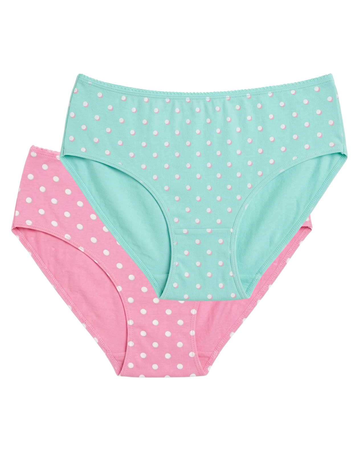 Benetton Girls Cotton Elastane Panty Pack 23P3096ucg05i | 93% Cotton 7% Elastane Kids Underwear 901