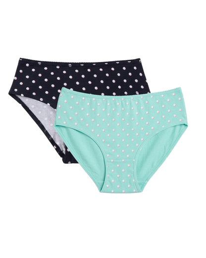 Benetton Girls Cotton Elastane Panty Pack 23P3096ucg05i | 93% Cotton 7% Elastane Kids Underwear 902
