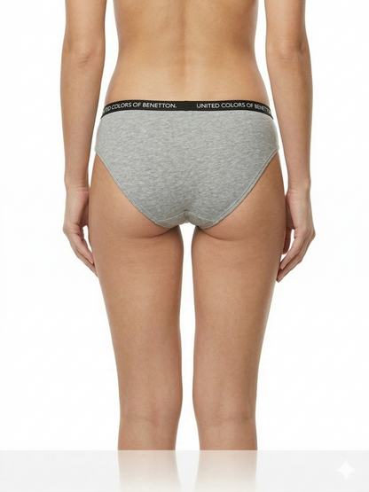 Benetton Women’s Cotton Elastane Hipster Panty Pack 23P3096ucw01i | 93% Cotton 7% Elastane 903