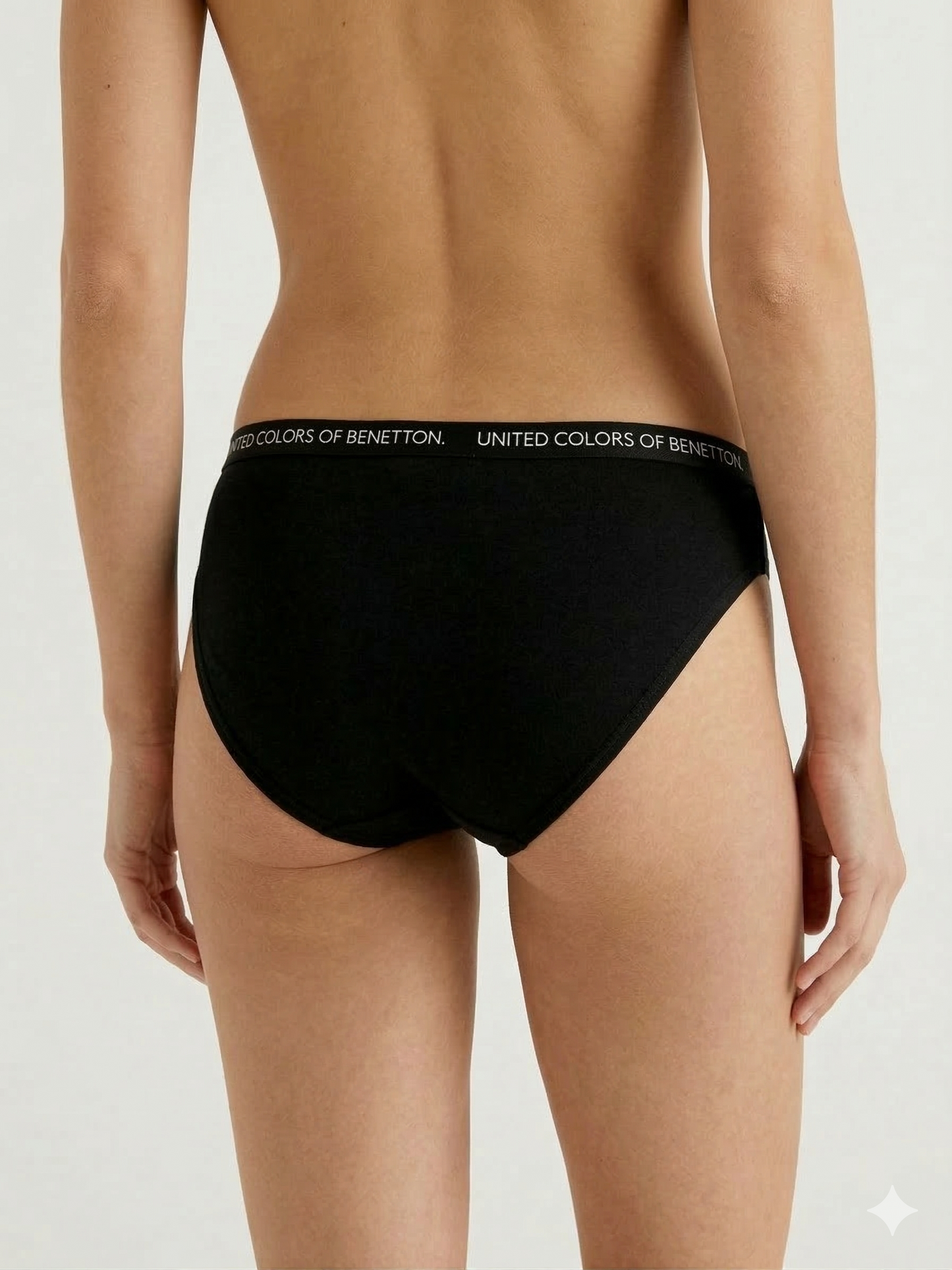 Benetton Women’s Cotton Elastane Hipster Panty Pack 23P3096ucw01i | 93% Cotton 7% Elastane 903