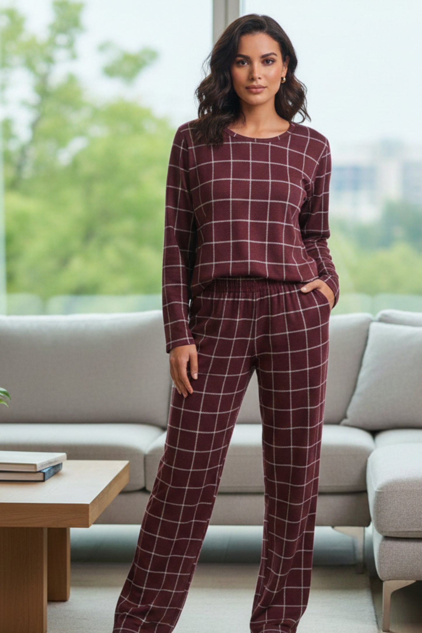 Vieviana Women’s Full Sleeves PJ Set | Soft Comfortable Nightwear | EV14113