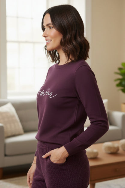 Vieviana Women’s Athleisure Sweatshirt | Cozy Winter Wear | Soft Cotton Rich Hoodie | EV611