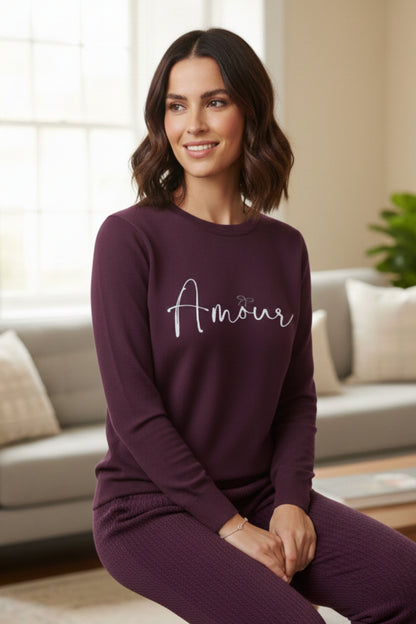 Vieviana Women’s Athleisure Sweatshirt | Cozy Winter Wear | Soft Cotton Rich Hoodie | EV611