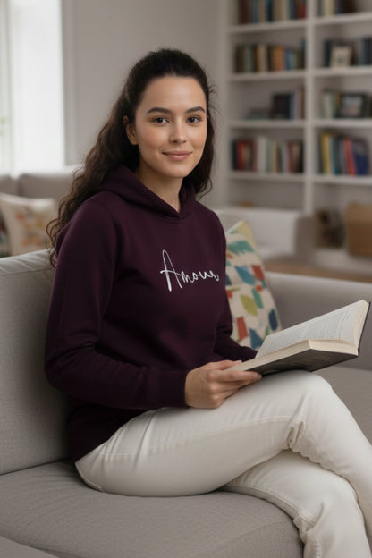 Vieviana Women’s Athleisure Hoodie | Cozy Winter Sweatshirt | Cotton Rich Comfort Wear | EV612