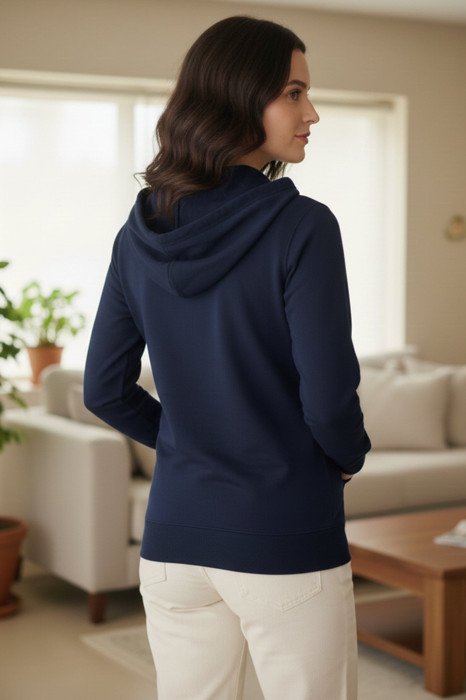 Vieviana Women’s Athleisure Jacket | Winter Zipper Jacket | Cozy Cotton Rich Outerwear | EV613 Grey