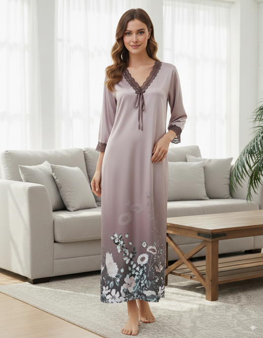 Fablush Women’s Nighty Nightwear | Luxe Satin | Fb18016