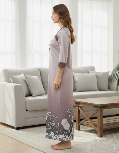 Fablush Women’s Nighty Nightwear | Luxe Satin | Fb18016