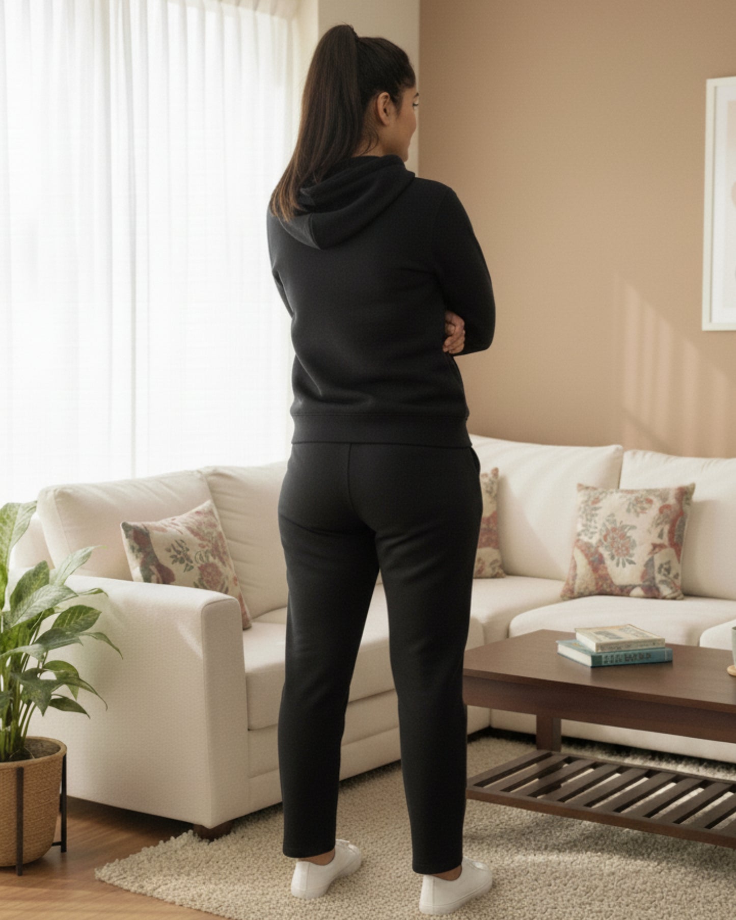 Fablush Women’s Tracksuit Nightwear | Hoodie Twill Brushed Inside | FB32002