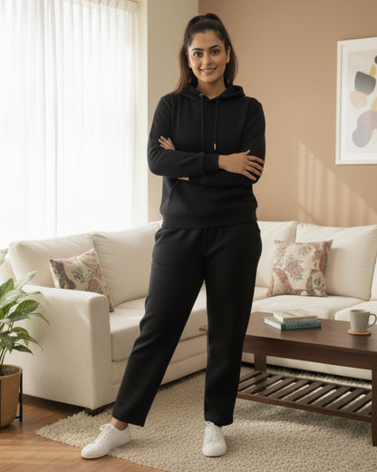 Fablush Women’s Tracksuit Nightwear | Hoodie Twill Brushed Inside | FB32002