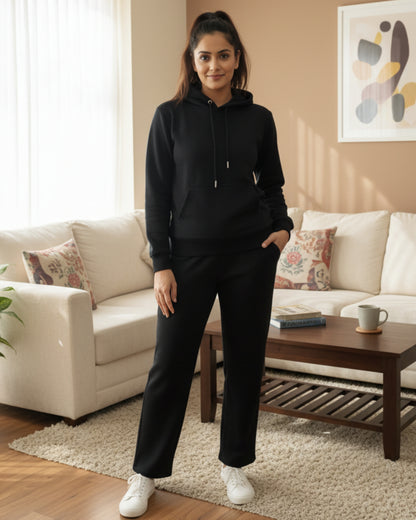 Fablush Women’s Tracksuit Nightwear | Hoodie Twill Brushed Inside | FB32002