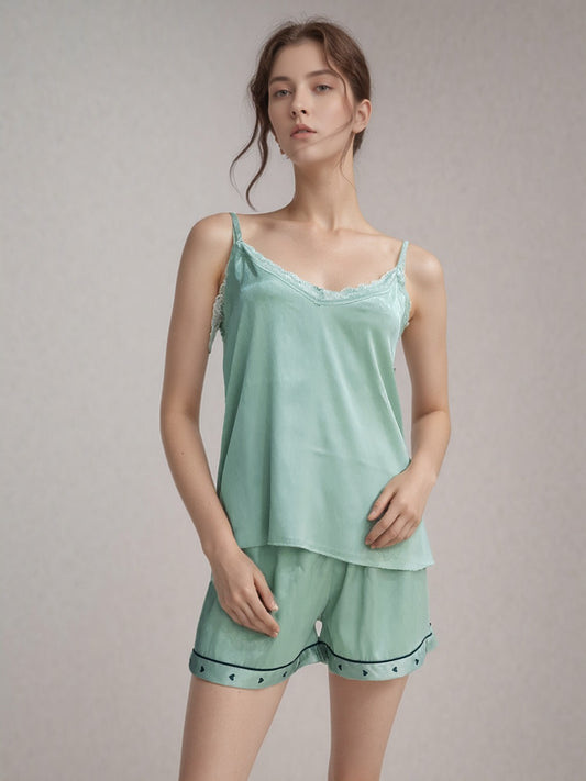 Fablush Womens Shorty Set Bridal Nightwear | 100% Rayon | Fb503