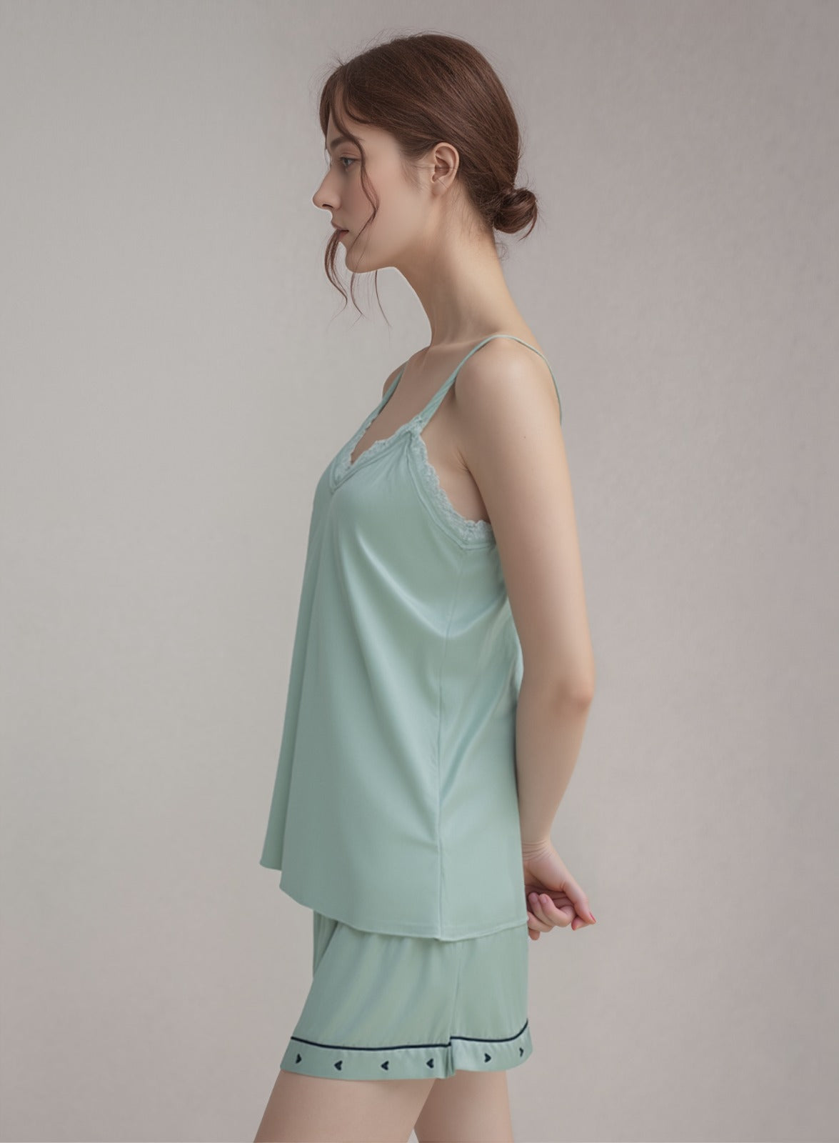 Fablush Womens Shorty Set Bridal Nightwear | 100% Rayon | Fb503