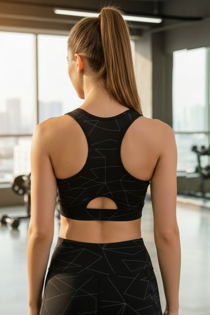 Fablush Women’s Sports Bra | Polymide Spandex Activewear | FB806SB