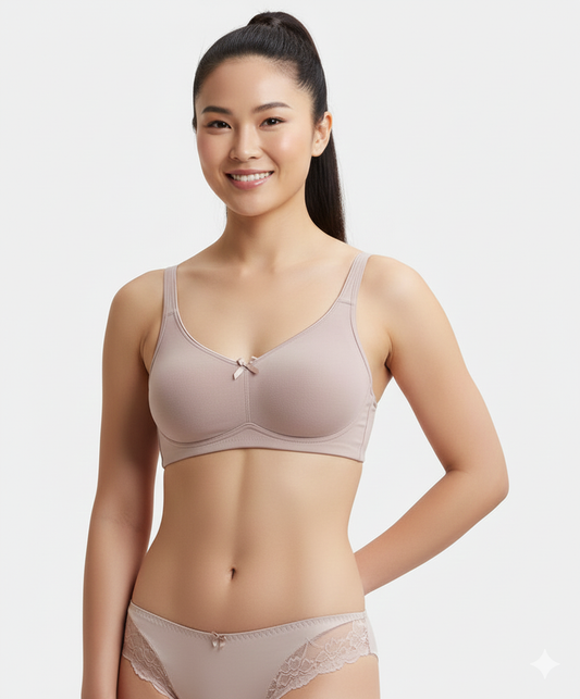 Jockey Women’s Non-Padded Bra | Comfortable Everyday Support | Soft Stretch Fabric | FE41