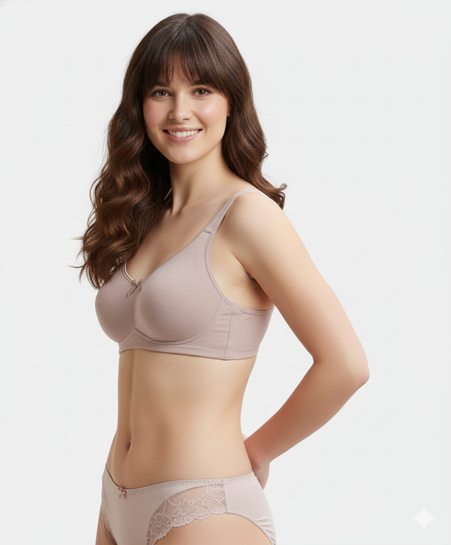 Jockey Women’s Non-Padded Bra | Comfortable Everyday Support | Soft Stretch Fabric | FE41
