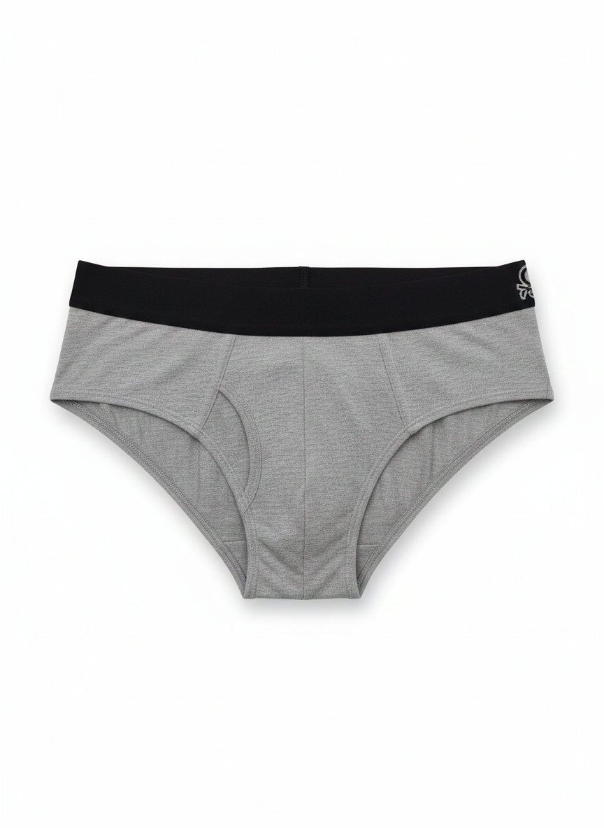Benetton Men’s 100% Cotton Brief 01C3096ula02i Pack of 2 | Soft Breathable Everyday Underwear