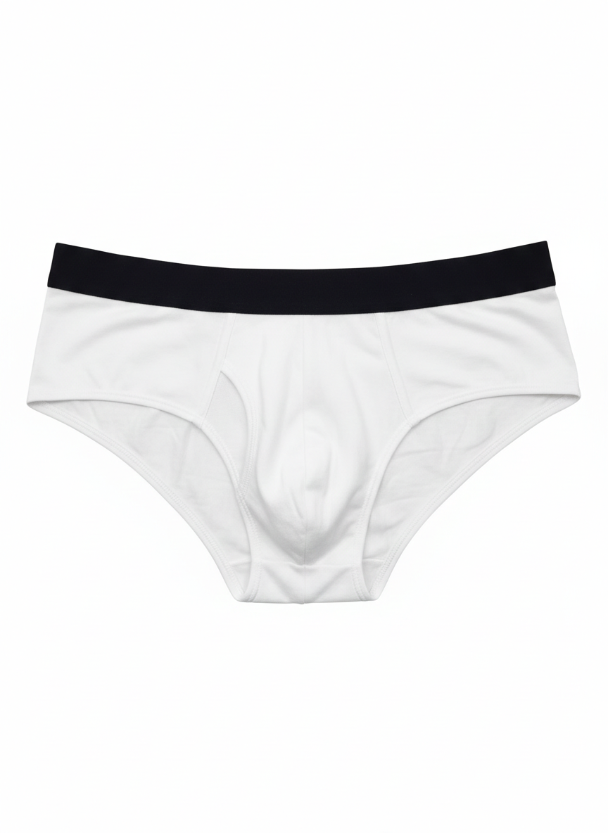 Benetton Men’s 100% Cotton Brief 01C3096ula02i Pack of 2 | Soft Breathable Everyday Underwear