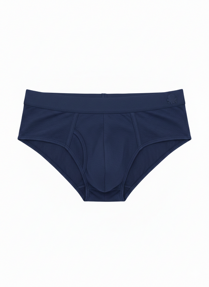 Benetton Men’s 100% Cotton Brief 01C3096ula02i Pack of 2 | Soft Breathable Everyday Underwear