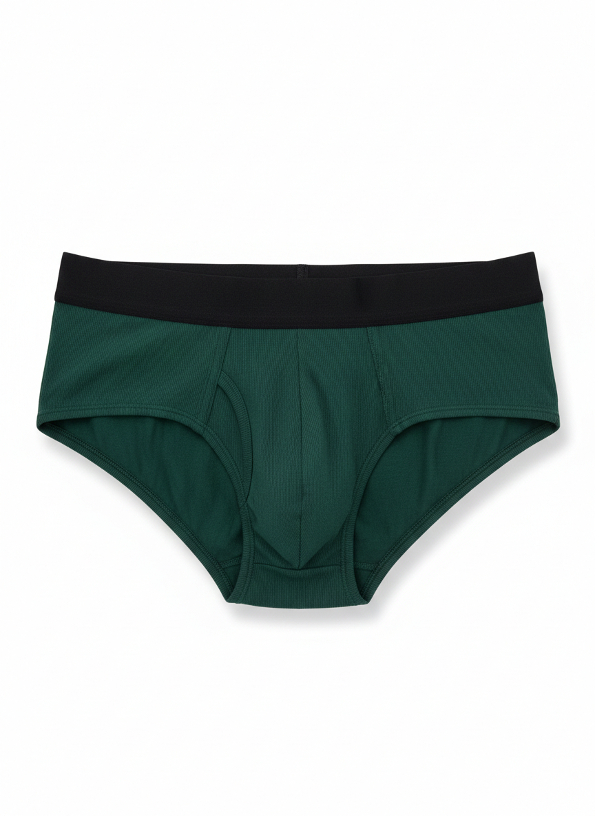 Benetton Men’s 100% Cotton Brief 01C3096ula02i Pack of 2 | Soft Breathable Everyday Underwear