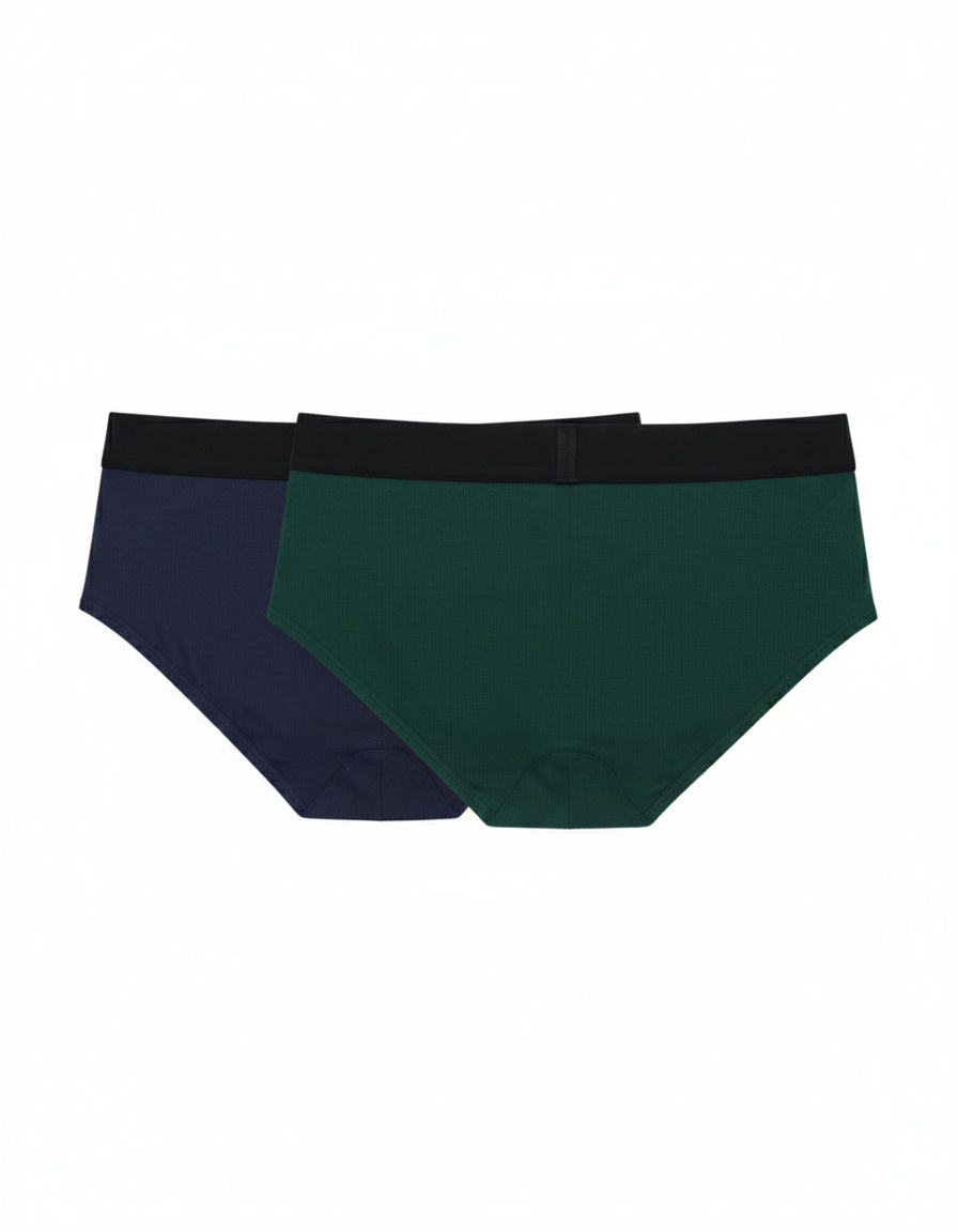 Benetton Men’s 100% Cotton Brief 01C3096ula02i Pack of 2 | Soft Breathable Everyday Underwear