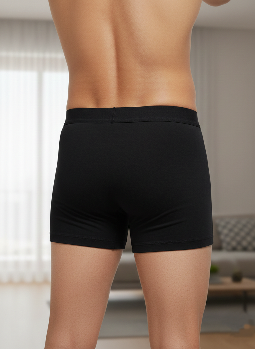 Benetton Men’s Cotton Elastane Trunk 01C3096ula07i | 93% Cotton 7% Elastane | Stretch Fit Premium Underwear