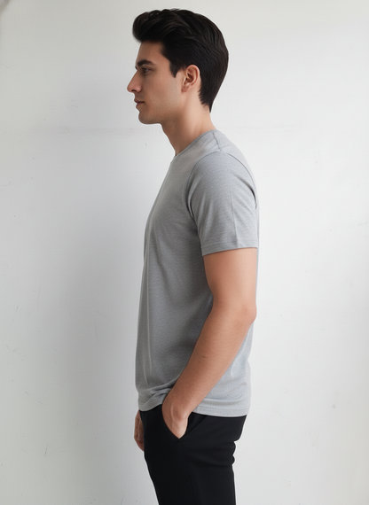 Benetton Men’s Athleisure T-Shirt 01C3096ula17i | 60% Cotton 40% Poly | Soft Breathable Casual Wear