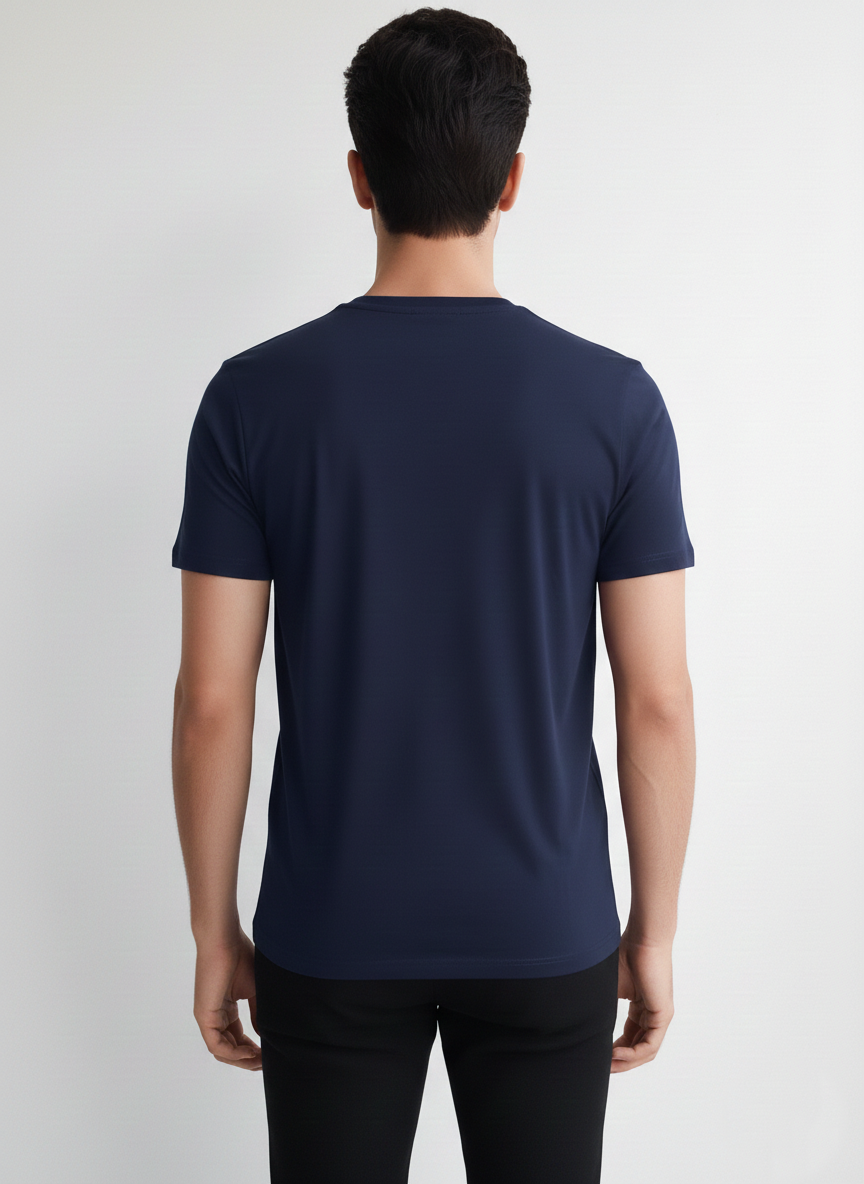Benetton Men’s Athleisure T-Shirt 01C3096ula17i | 60% Cotton 40% Poly | Soft Breathable Casual Wear