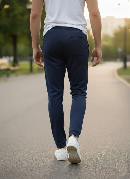 Benetton Men’s 100% Cotton Joggers 01C3096ula18i | Soft Breathable Athleisure Track Pants