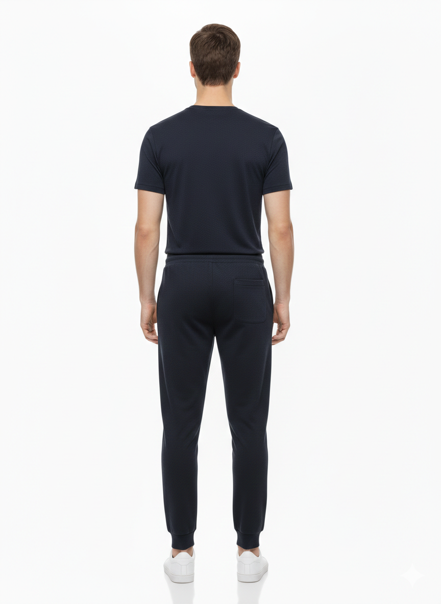 Benetton Men’s 100% Cotton Joggers 01C3096ula19i | Athleisure Track Pants | Soft Breathable Comfort