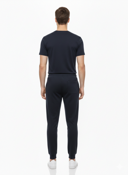 Benetton Men’s 100% Cotton Joggers 01C3096ula19i | Athleisure Track Pants | Soft Breathable Comfort