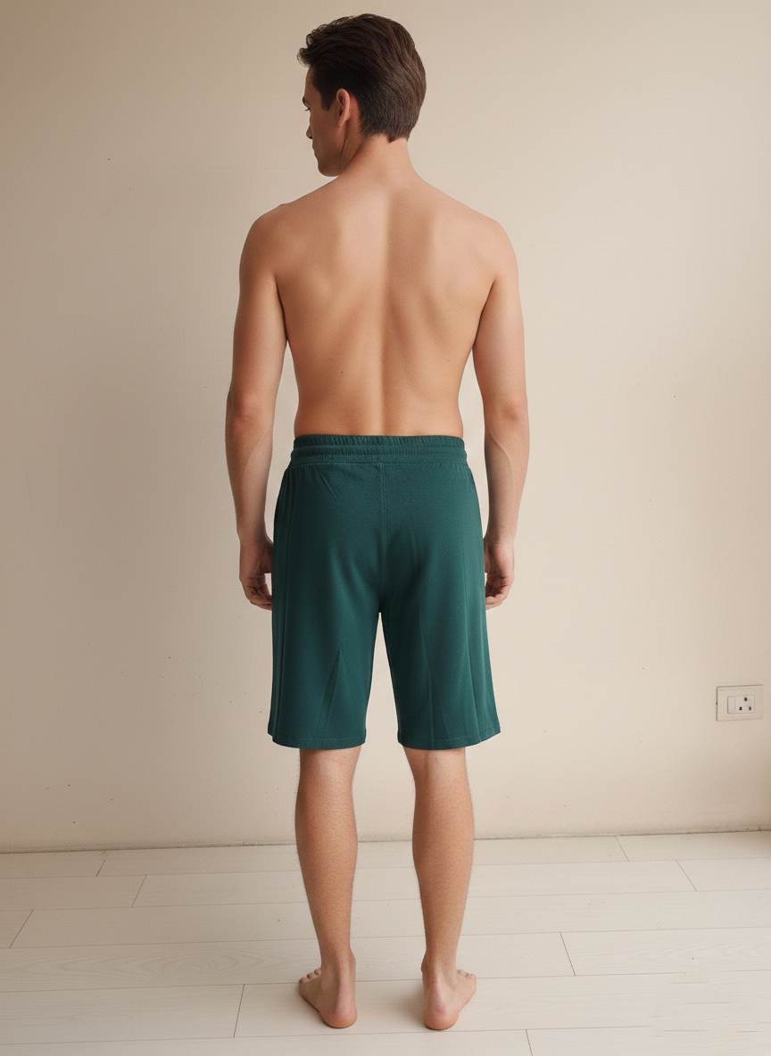 Benetton Men’s 100% Cotton Athleisure Shorts 01C3096ula20i | Soft Breathable Casual Gym Shorts