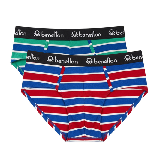 Benetton Men’s Modal Elastane Brief 23P3menuc149i | 95% Modal Ultra Soft Stretch Underwear 903
