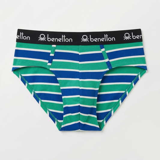 Benetton Men’s Modal Elastane Brief 23P3menuc149i | 95% Modal Ultra Soft Stretch Underwear 903