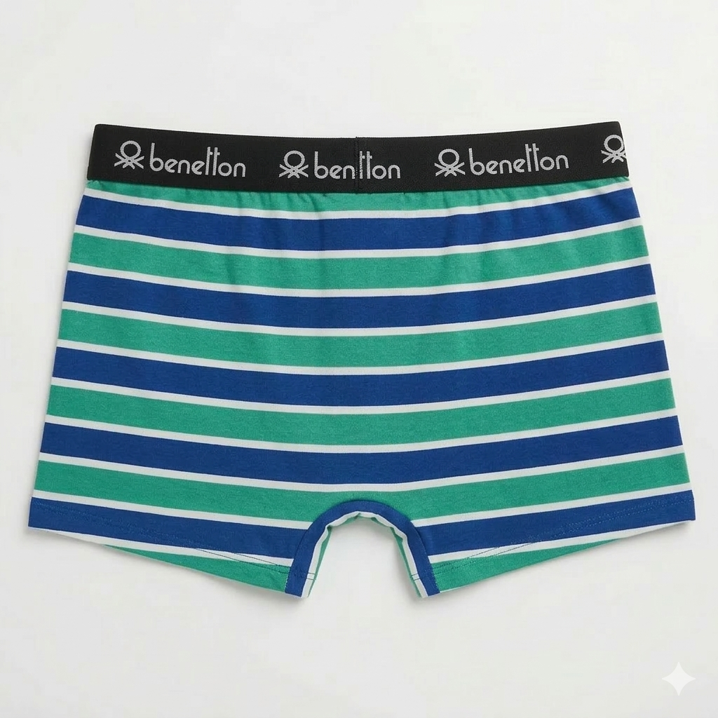 Benetton Men’s Modal Elastane Trunk 23P3menuc150i | 95% Modal Ultra Soft Stretch Underwear 903