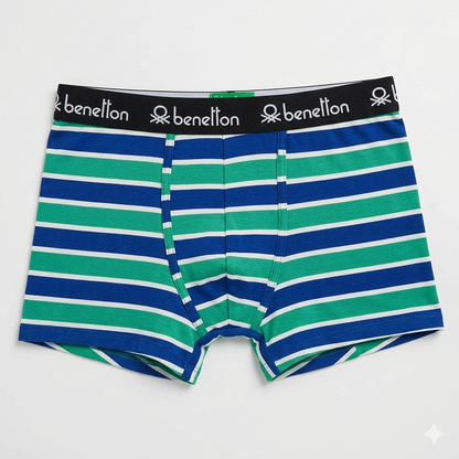 Benetton Men’s Modal Elastane Trunk 23P3menuc150i | 95% Modal Ultra Soft Stretch Underwear 903