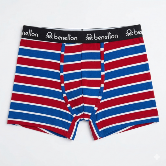 Benetton Men’s Modal Elastane Trunk 23P3menuc150i | 95% Modal Ultra Soft Stretch Underwear 903