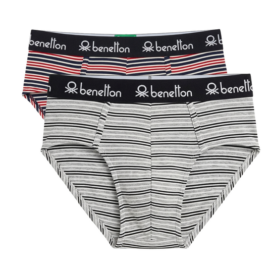 Benetton Men’s Modal Elastane Brief 23P3menuc151i | 95% Modal Ultra Soft Stretch Underwear 901