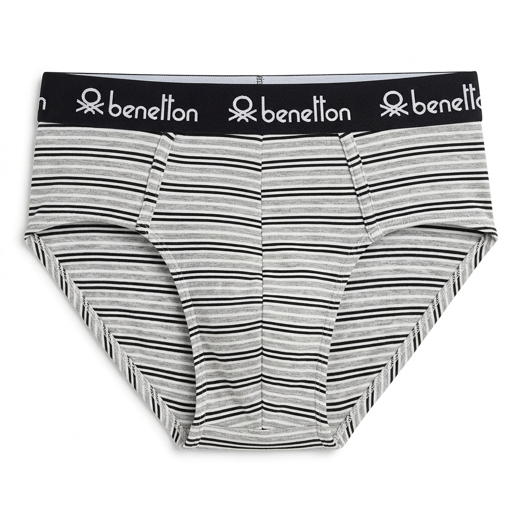 Benetton Men’s Modal Elastane Brief 23P3menuc151i | 95% Modal Ultra Soft Stretch Underwear 901