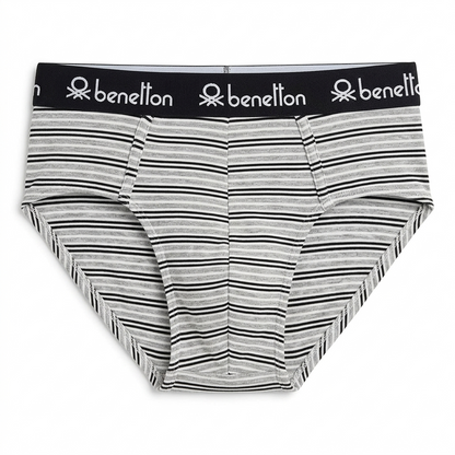 Benetton Men’s Modal Elastane Brief 23P3menuc151i | 95% Modal Ultra Soft Stretch Underwear 901