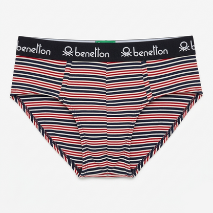 Benetton Men’s Modal Elastane Brief 23P3menuc151i | 95% Modal Ultra Soft Stretch Underwear 901