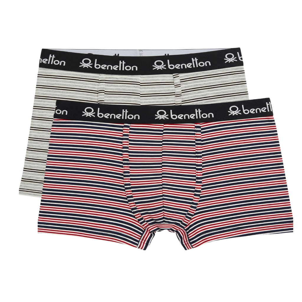 Benetton Men’s Modal Elastane Trunk 23P3menuc152i | 95% Modal Ultra Soft Stretch Underwear 901
