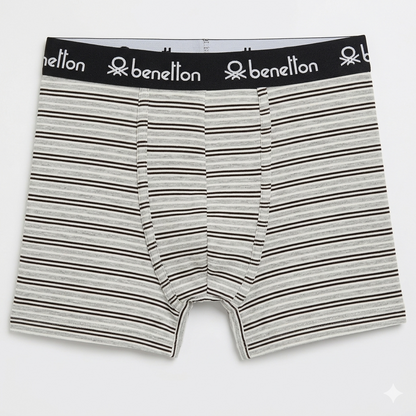 Benetton Men’s Modal Elastane Trunk 23P3menuc152i | 95% Modal Ultra Soft Stretch Underwear 901
