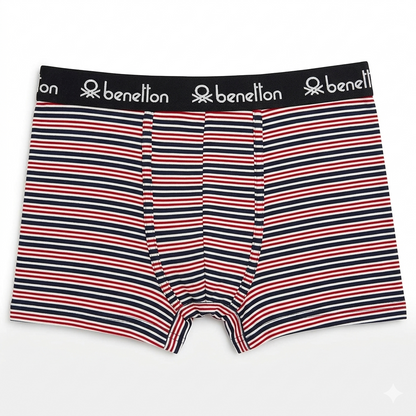 Benetton Men’s Modal Elastane Trunk 23P3menuc152i | 95% Modal Ultra Soft Stretch Underwear 901