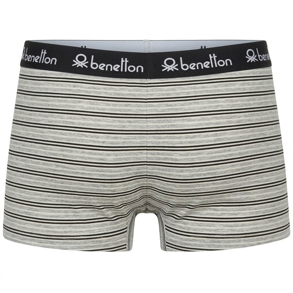 Benetton Men’s Modal Elastane Trunk 23P3menuc152i | 95% Modal Ultra Soft Stretch Underwear 901