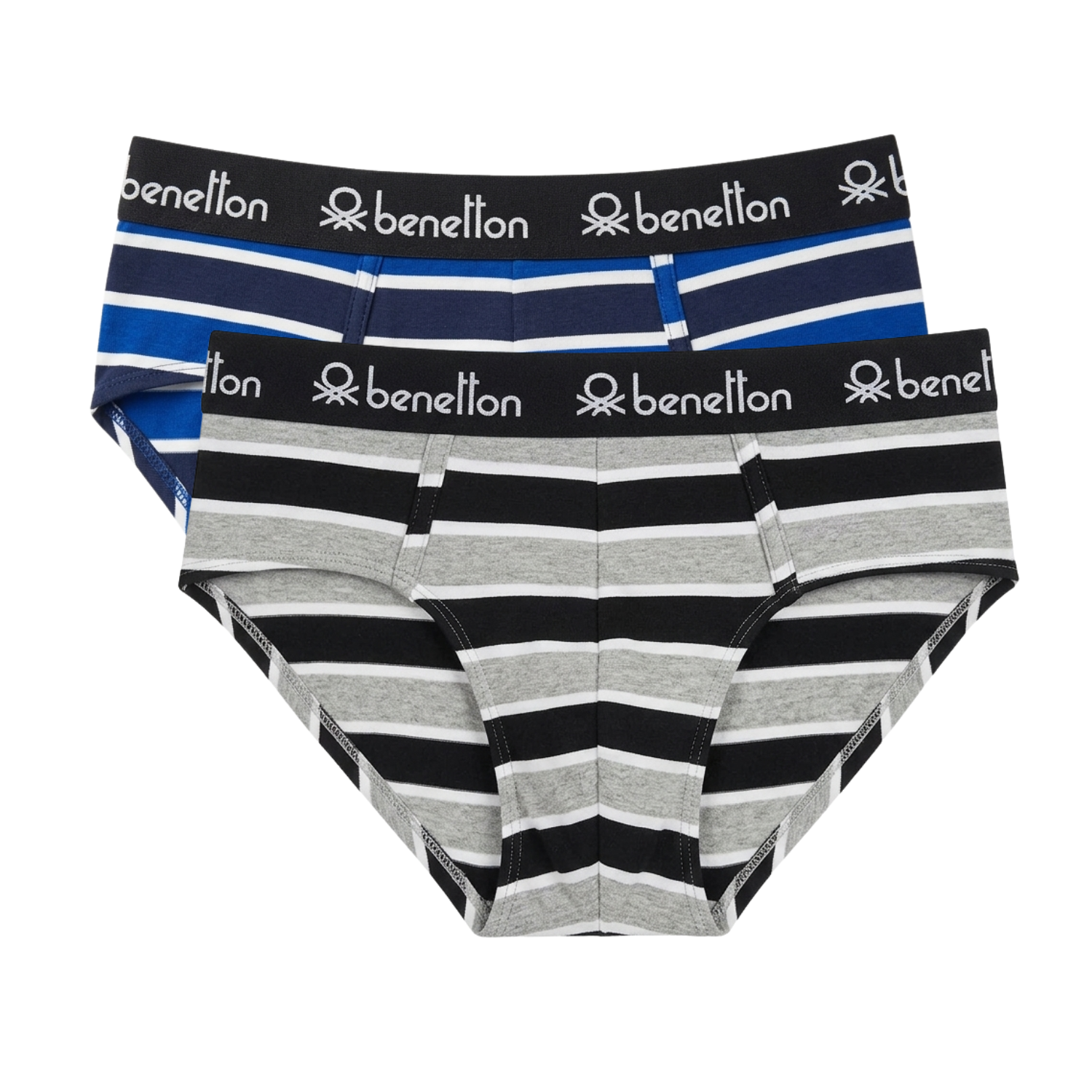 Benetton Men’s Cotton Elastane Brief 23P3menuc155i | 93% Cotton Stretch Comfort Underwear 901