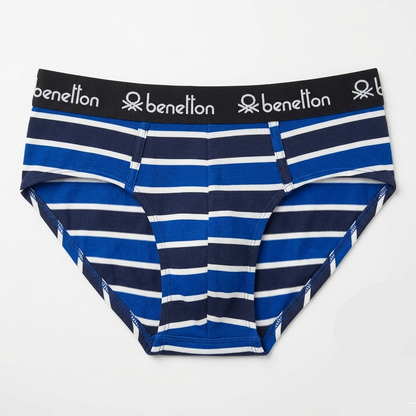 Benetton Men’s Cotton Elastane Brief 23P3menuc155i | 93% Cotton Stretch Comfort Underwear 901