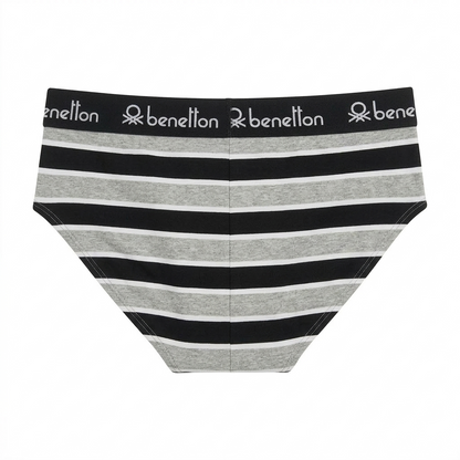 Benetton Men’s Cotton Elastane Brief 23P3menuc155i | 93% Cotton Stretch Comfort Underwear 901