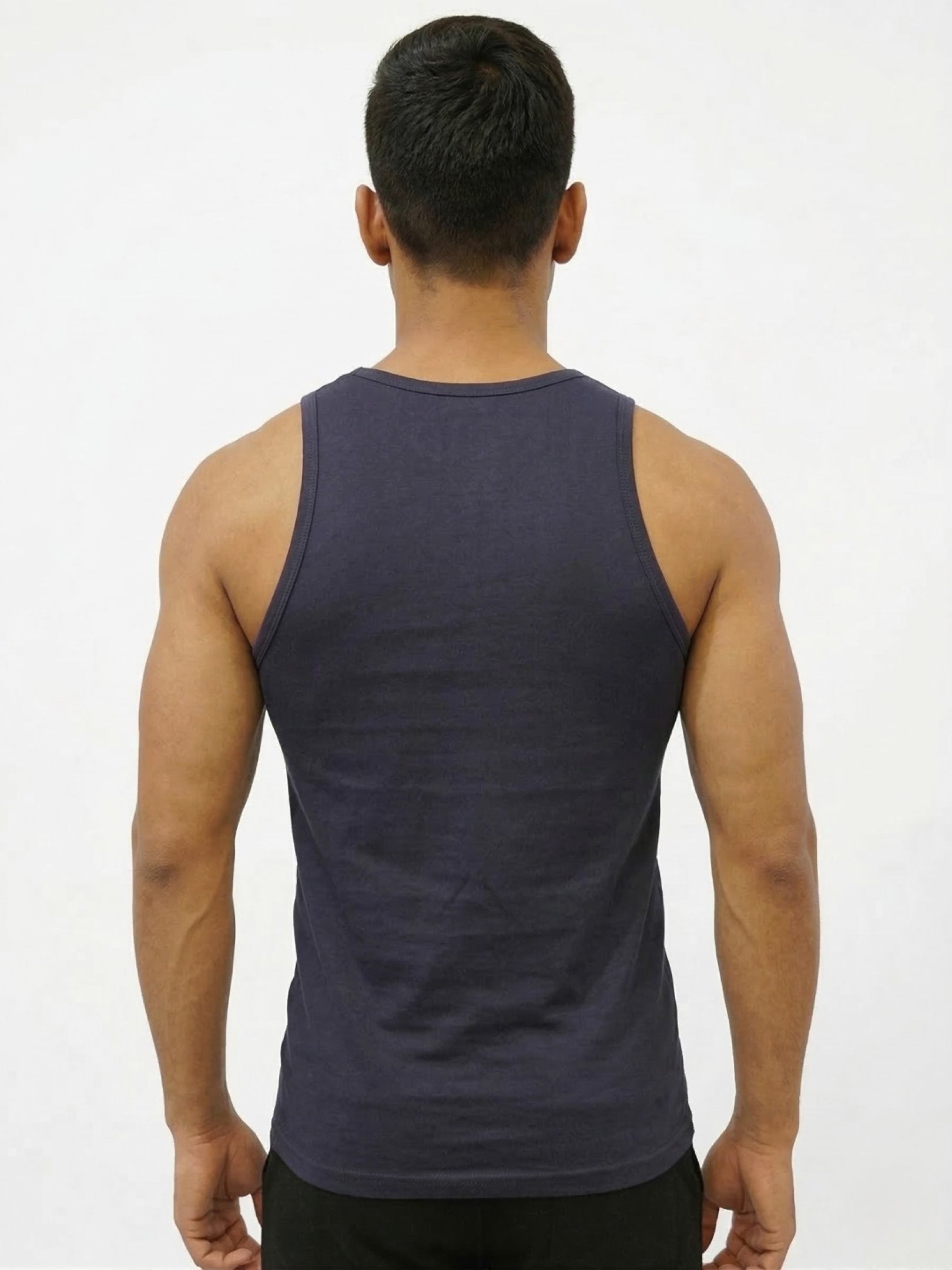 Benetton Men’s Cotton Elastane Fashion Vest 23P3menuc157i | Stretch Fit Stylish Undershirt 13C