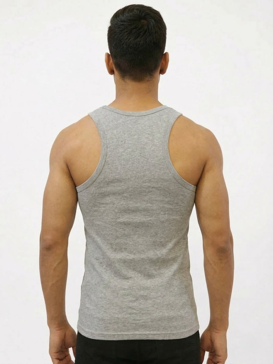Benetton Men’s Cotton Elastane Fashion Vest 23P3menuc157i | Stretch Fit Stylish Undershirt 501